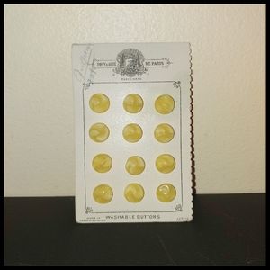 Vintage Czech Glass Buttons